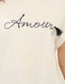T-shirt Sandro Ferrone Bianca