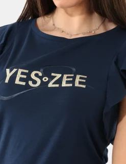 T-shirt Yes Zee Blu