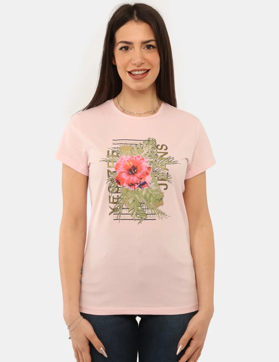 T-shirt Yes Zee Rosa