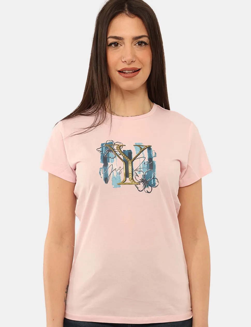 T-shirt Yes Zee Rosa
