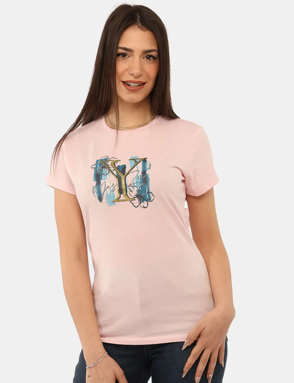T-shirt Yes Zee Rosa