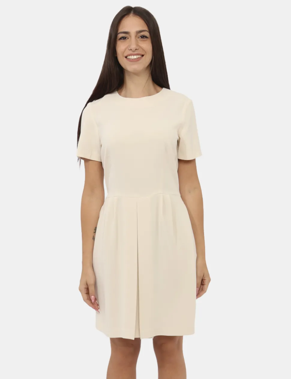 Vestito Materica Bianco