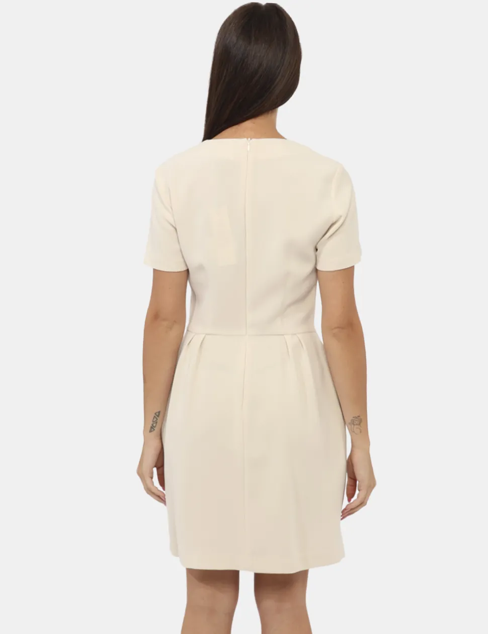 Vestito Materica Bianco