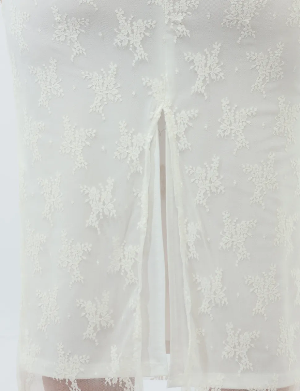 Vestito Materica Bianco