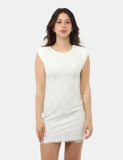 Vestito Materica Bianco