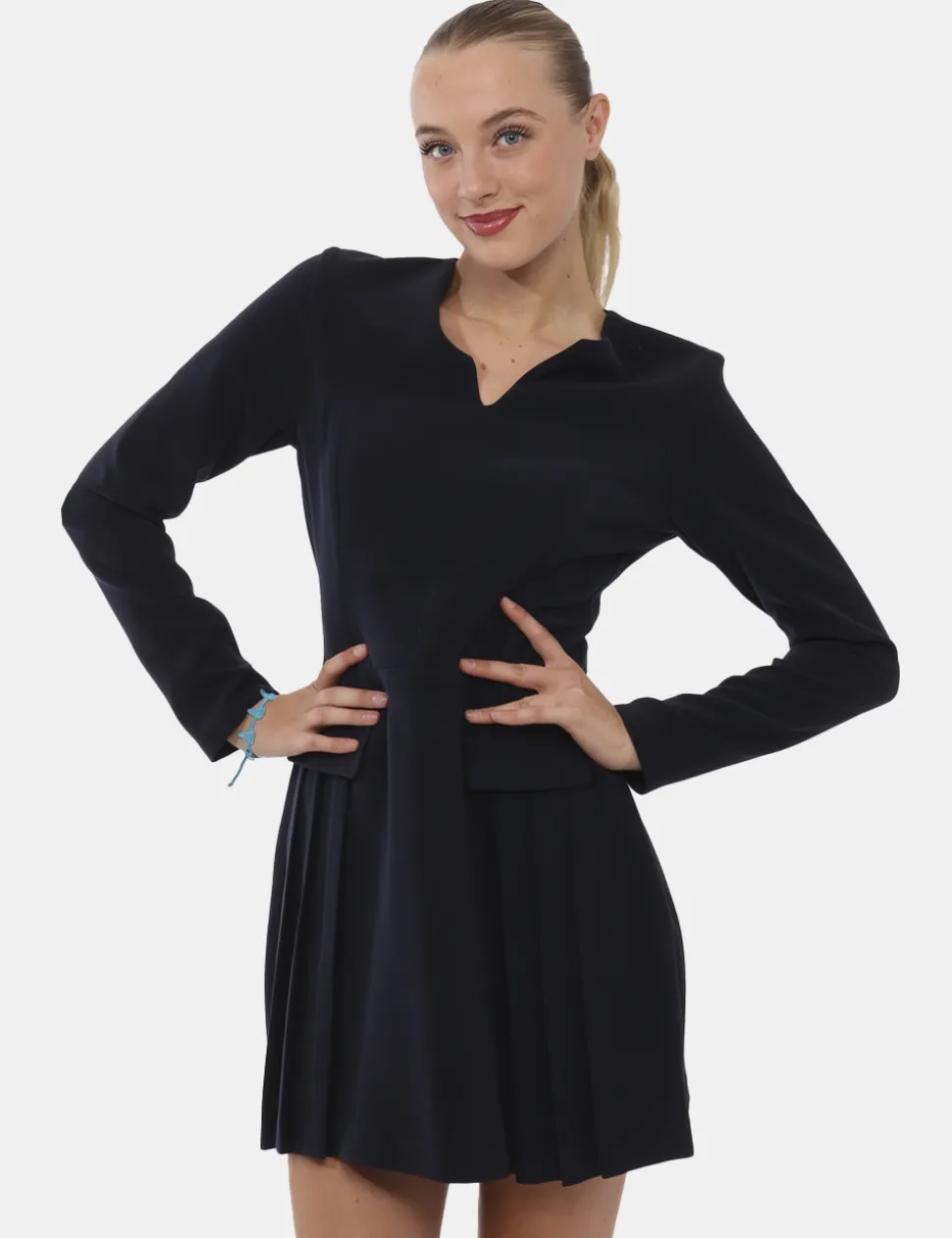 Vestito Materica Blu