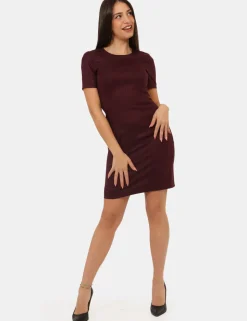 Vestito Materica Bordeaux