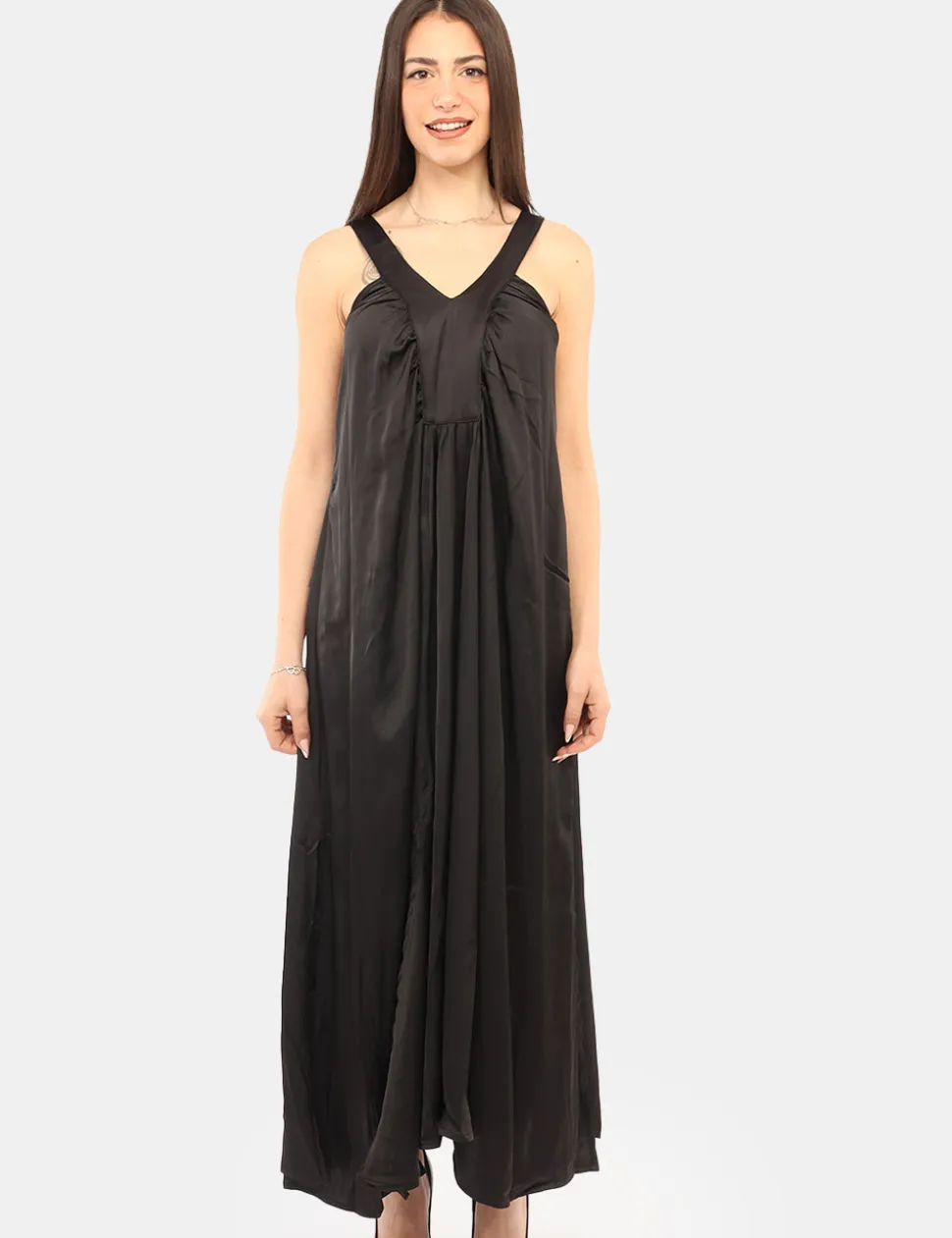 Vestito Via Delle Rose Nero
