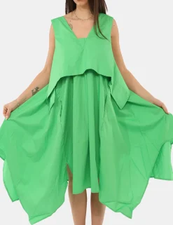 Vestito Via Delle Rose Verde