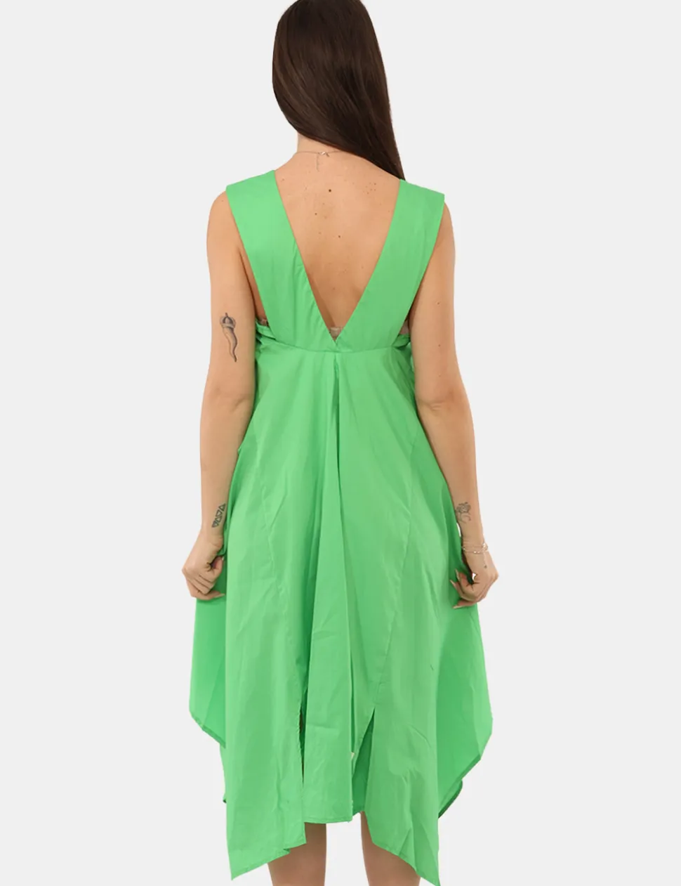 Vestito Via Delle Rose Verde